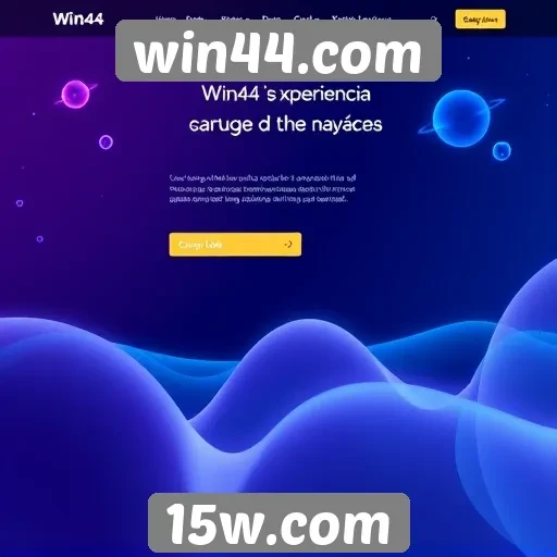 Experiência do usuário na navegação do win44.com